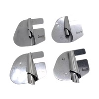 8 pièces Pied presseur universel pour ourlet roulé, tube de traction 3-10mm, rouleau de bordure en spirale, accessoires de couture