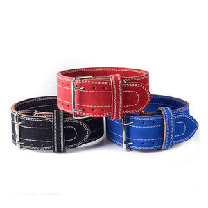 BunnyHi YD002 Suni Deri Güç Antrenmanı Bel Koruyucu Egzersiz Spor Salonu Fitness Halter Kemer - Product Image 1