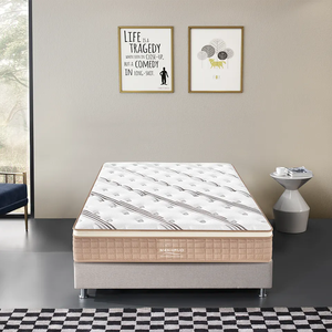 Vente en gros <span class=keywords><strong>pas</strong></span> <span class=keywords><strong>cher</strong></span> tissu tricoté confortable sleepwell meubles <span class=keywords><strong>d</strong></span>'hôtel bonnel matelas endolori matelas enroulé dans une boîte - Product Image 2
