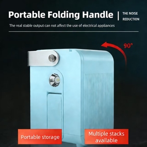 KUCHER Stazione di Alimentazione Portatile Blu 100W, Batteria al Litio 27000mAh, MPPT Onda Sinusoidale Pura, Pronto per Energia Solare, Avviatore d'Emergenza per Auto US/<span class=keywords><strong>EU</strong></span> - Product Image 5