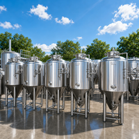 Cuve de Fermentation Conique à Double Enveloppe Tonsen 6000L 60BBL 60HL pour Bière Artisanale – Fermenteur Commercial pour Ligne de Production de Brasserie