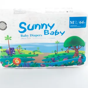 SUNNY BABY Stock Oem Odm Babygrobhandel Mit Windeln Customized Baby Diaper Disposable A Grade Baby Diaper