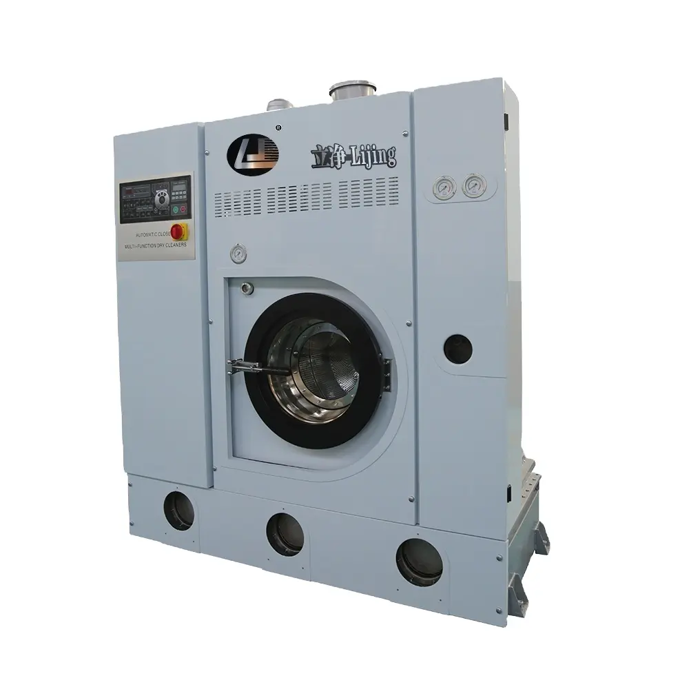 Shanghai Lijing 10-20KG okul/hastane/çamaşır dükkanı kullanılan dryclean makinesi