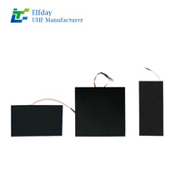 Antenne de lecteur de carte RFID radio UHF 12dBi ABS 50 watts polarisation circulaire longue portée extérieure étanche ISO 18000-6C 915Mhz