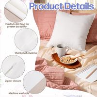 Housses de coussin carrées de luxe pour Noël, 100 % polyester, non toxiques, personnalisables pour la maison et l'hôtel