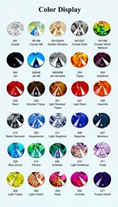 Đông châu pha lê flatback Glass Rhinestones thiên hà Hình May-on pha lê bán buôn lỏng pha lê hạt may DIY phụ kiện - Product Image 6