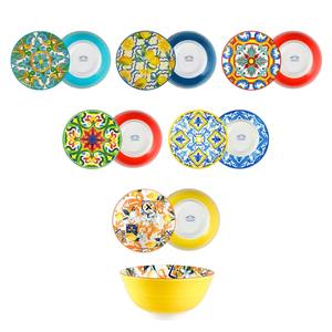 BOL EN PORCELANE DÉCORÉE III 11.5X5.5CM ASSORTI - Product Image 1