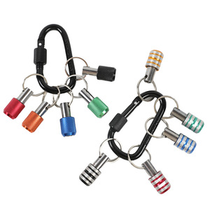 Dr. Giant 5pc Colored Keychain Quick Change Hex Shank Bit Set Aluminum Alloy Socket Converter Tool For Power Tools - Product Image 3
