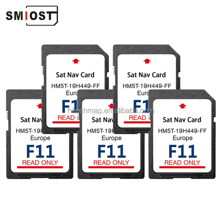 Smiost Garmin 64sx แผนที่ GPS สำหรับ Ford SYNC 2 Explorer ระบบนำทาง SD Card อเมริกากลาง F10หน่วยความจำติดตามรถ