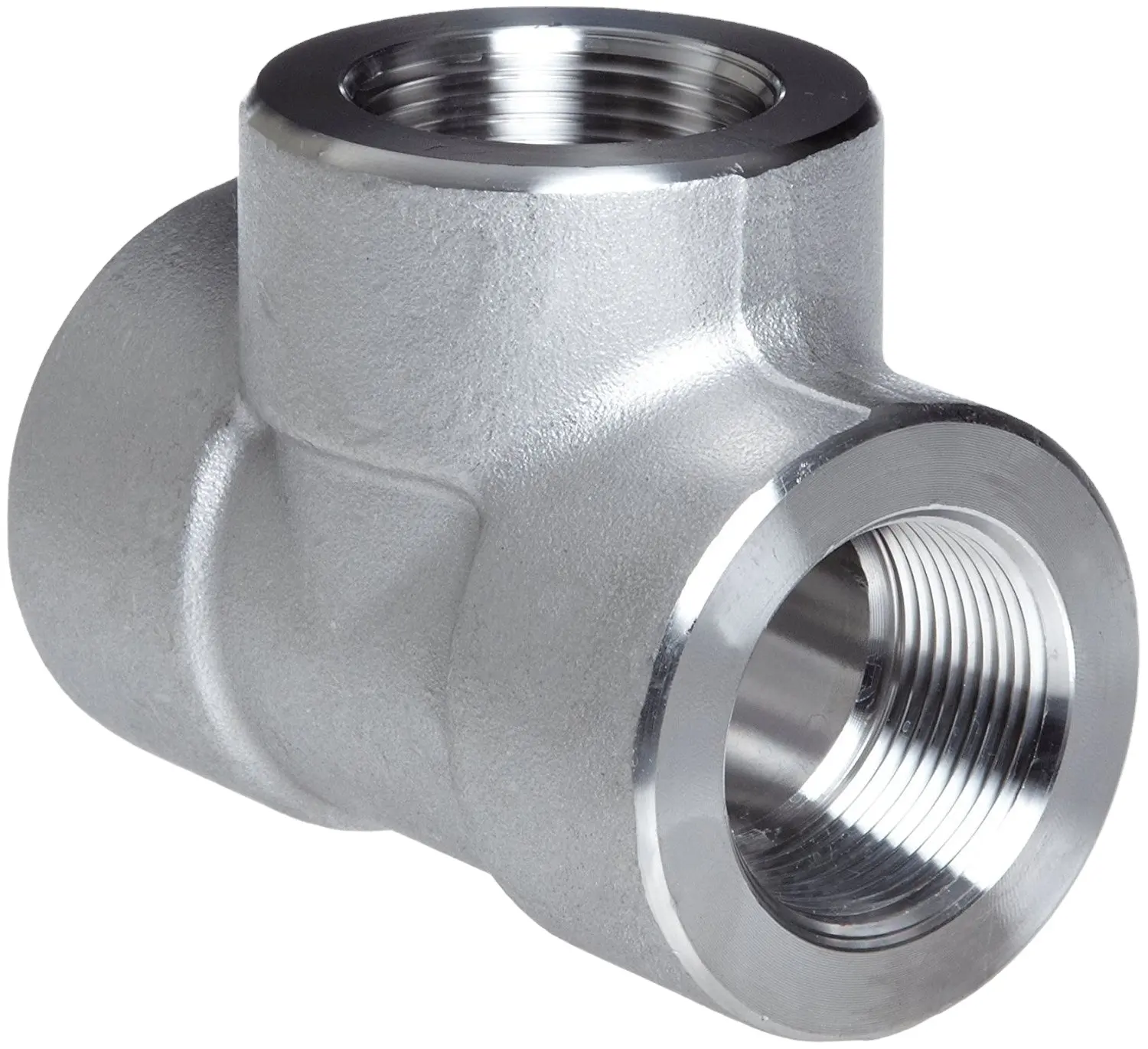 Kualitas Tinggi Pipa Fitting 4 Inch 304Stainless Steel Pipa Baja Tee