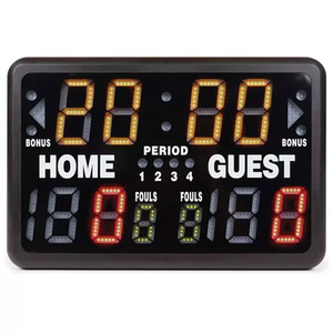Marcador de baloncesto Multideportivo 2025 con 24 relojes de tiro con temporizador Equipo de puntuación de voleibol de fútbol digital - Product Image 1