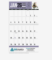 Calendriers personnalisés grand format 2027 avec logo, cadeau promotionnel, vente en gros, qualité supérieure, professionnel
