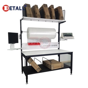 Mesa de Embalaje Multifuncional Detall con Cortador de Plástico de Burbujas de Fácil Uso para Estaciones de Embalaje Comerciales - Product Image 1