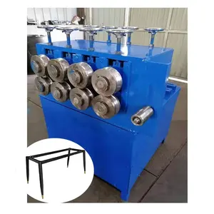 High power metal round pipe pressing square machine Change rectangle tube equipment Small change tube machine Flat tube machine