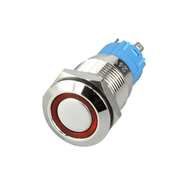 12MM Momentary Push Button Switch IP65 Waterproof Metal Push Button Switch Stainless Steel Normally Open Push Button