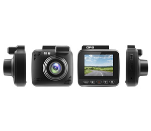 กล้องติดรถยนต์หน้า 4K หลัง 1080P พร้อม WiFi GPS เซ็นเซอร์ IMX335 มุมมอง 170 องศา °   กล้องบันทึกภาพติดรถยนต์แบบซุปเปอร์คาปาซิเตอร์มุมกว้าง - Product Image 5