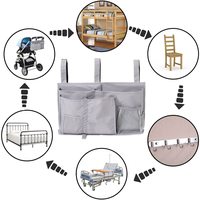 Sac de rangement suspendu pour chevet de lit, sac de rangement pour dortoirs, organisateur de rangement suspendu pour lit mezzanine