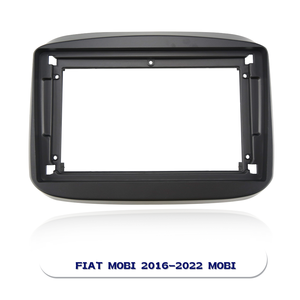 Cadre d'autoradio avec GPS pour <span class=keywords><strong>Fiat</strong></span> Mobi 2016-2022, incluant câble RCA et faisceau de câblage pour tableau de bord, garantie 1 an - Product Image 2