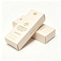 Boîtes en carton blanc pliables avec impression numérique, gaufrage or, revêtement UV, pour cosmétiques, soins de la peau, parfums, design personnalisé