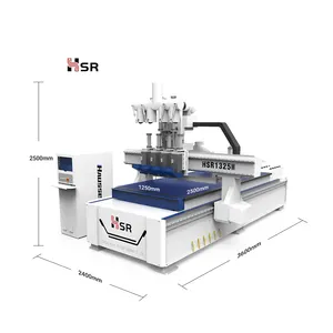 Mesin pembuat kerangka pintu kayu kustom ATC 1325 3d cnc router kayu mesin cnc router cnc industri atc