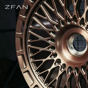 ล้อฟอร์จ ZFAN OEM ทรงดิสลึกแบบสปอร์ต ขนาด 18-26 นิ้ว 5x114.3 5x120 5x130 สีโมโนแบล็คโครเมียม สำหรับ BMW GTR Audi - Product Image 3