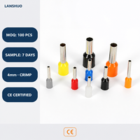 Kit de sertissage VE4009-A pour connecteur de câble industriel en cuivre à torsion 4 mm, finition mate WKDQ