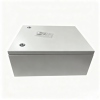 Caja de Transferencia de Cable Óptico de Acero Galvanizado para Interiores y Exteriores de 48 Núcleos, Caja de Cableado de Fibra Óptica con Conectores SC/FC/LC para Pared de Pasillo