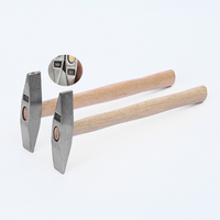 Martillo de Escoria con Mango de Madera de 300/500 para Soldador, para Soldadura, Escape, Hielo Roto, Martillo Puntiagudo que Elimina el Óxido