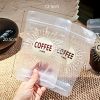 Sachets souples personnalisés à bec verseur pour liquides, brun foncé, en plastique, pour l'emballage de concentrés de café et de boissons