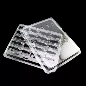 SFP/SFP+-01 10 Pcs 10COUNT Universal SFP/SFP+ Transceiver Clamshell Blister Pack Storage Case SFP/SFP+-01 <b>Plastic</b> <b>Trays</b> for Pack - Product Image 2
