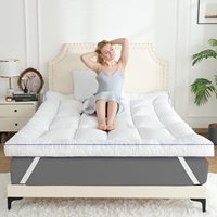 Meilleur sommeil bien Gel mousse mince mousse à mémoire de forme camion lit surmatelas microfibre coussin double lit protecteur pour les personnes âgées mal de dos