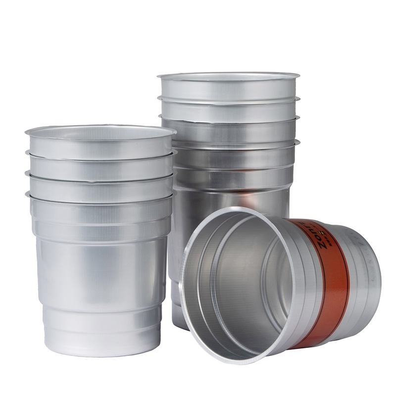 Custom 16oz Aluminum Cup with Disposable