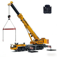 Modèle de grue mobile hydraulique RC Eyewhale D1350 à l'échelle 1/14, 6 essieux, grue de chantier télécommandée géante de 5 m de long
