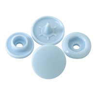 Rivets à pression Fixation plastique blanche Boutons à pression 10mm