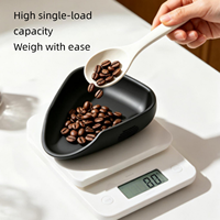 YDS Tasse doseuse à café en silicone souple, anti-déversement, pour le versement des grains, outil de pesage et de préparation en cuisine, récipient de mesure