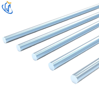 High Tensile Carbon Steel Threaded Rod Zinc Finish Fully Threaded Stud for Strut Channel System for CE Certified
