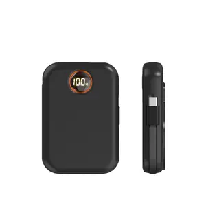 Mini Power Bank Portable Type-C Chargeur Rapide Magnétique Powerbank 10000mAh Chargeur Sans Fil Power Bank pour téléphone Tout