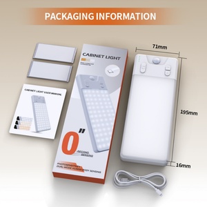 EGH Indoor Reading Room Usb Type-C Rechargeable 5000mAh Reading <b>Light</b> Kitchen Under Cabinet Touch Led Lighting Lamp - Product Image 4