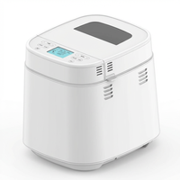 HONEYICE Máquina para Hacer Pan Eléctrica con Voltaje Global 100-240V, Adaptación Automática, Compacta, Motor de CC de 700W, Capacidad de 2.5LB, Báscula de Precisión Integrada