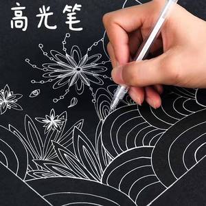 Bolígrafo de Tinta Blanca para Diseño Artístico, Bolígrafo de Tinta Blanca de Alta Calidad para Escribir en Papel Oscuro, para Promoción - Product Image 6