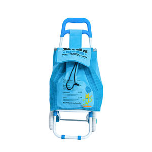 नवीनतम चीन मॉडल पोर्टेबल ट्रैवल फोल्डिंग पालतू सामान ट्रॉली सुपरमार्केट शॉपिंग स्टील और कपड़े ट्रॉली - Product Image 1