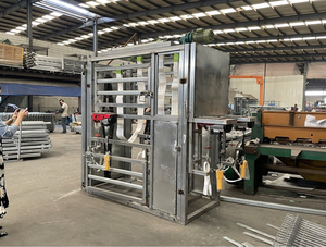 Chute de désodorisation hydraulique entièrement automatique et robuste, galvanisée, pour le traitement des sabots de bovins et ovins / Équipement d'étranglement pour bétail - Product Image 2