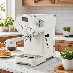 เครื่องชงกาแฟเอสเปรสโซ่ไฟฟ้าใช้ในบ้านสำนักงาน, เครื่องชงกาแฟบาริสต้ากึ่งอัตโนมัติแรงดัน20บาร์ใช้ในครัวเรือน - Product Image 1