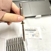 S2 Magnetischer Schraubendreher-Bit PH2 SQ2 Schlagschrauber-Bit Hohe Härte S2-Stahl Magnetring Rutschfester Schraubendreher-Bit-Satz OEM Holzschraube