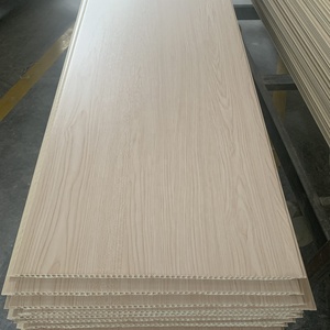 Nhà nội thất PVC trang trí tấm Tường không thấm nước lưỡi rãnh WPC rãnh tường Bảng điều khiển với kết cấu gỗ - Product Image 6