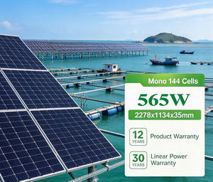 แผงโซลาร์เซลล์โมโนคริสตัลไลน์ชนิด N รุ่น Tiger Neo ของจีน Jinko กำลังไฟ 565W-585W สำหรับระบบพลังงานแสงอาทิตย์ในที่อยู่อาศัย - Product Image 1