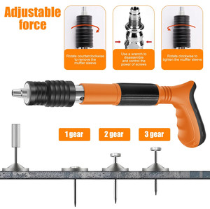 Pistola <span class=keywords><strong>Clavadora</strong></span> Manual Mini de Acero para Techo y Concreto con Barra de Extensión para Clavado en Pisos, Bloques y Paredes de Construcción - Bricolaje - Product Image 4
