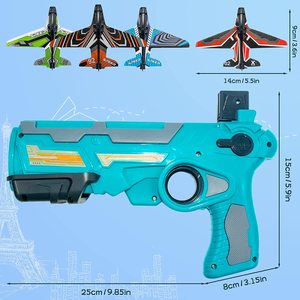 2025 para la venta caliente al aire libre avión lanzador burbuja catapulta avión juguete para niños juego de disparos juguete deportivo - Product Image 6