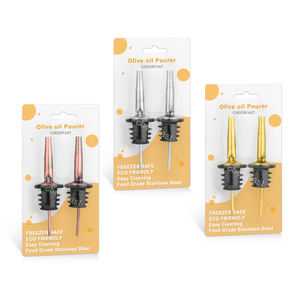 Vertedor <span class=keywords><strong>de</strong></span> <span class=keywords><strong>vino</strong></span> <span class=keywords><strong>de</strong></span> acero inoxidable <span class=keywords><strong>de</strong></span> grado alimenticio compatible con pedidos <span class=keywords><strong>de</strong></span> muestra, embalaje personalizado, vertedor <span class=keywords><strong>de</strong></span> oro rosa para <span class=keywords><strong>vino</strong></span> - Product Image 2