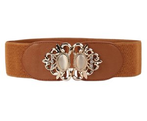 Cinturón de cintura elástico ancho Vintage para mujer para vestidos Z361 - Product Image 3